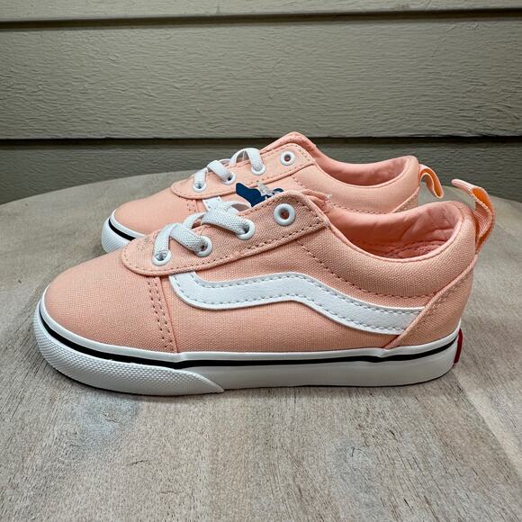 Vans Ward Slip On Kids Size 9 Tropical Pink Canvas Sneakers VNOA5KY8N4N New - Picture 1 of 12
